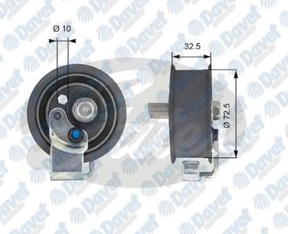 GATES T43065 Eksantrik Gergi Rulmani Vw Passat 96-05 A4 96-01 Audi A6 97-05 1.8 1.8t